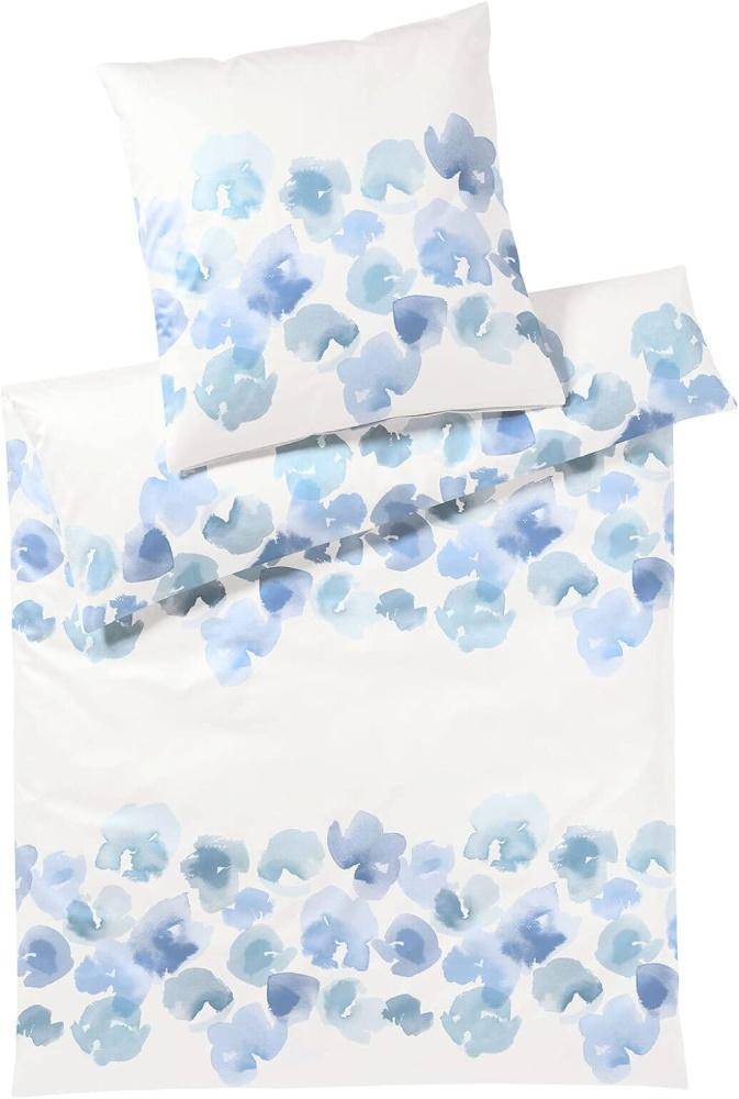 Elegante Jersey Bettwäsche Fluffy Blue 135 x 200 cm