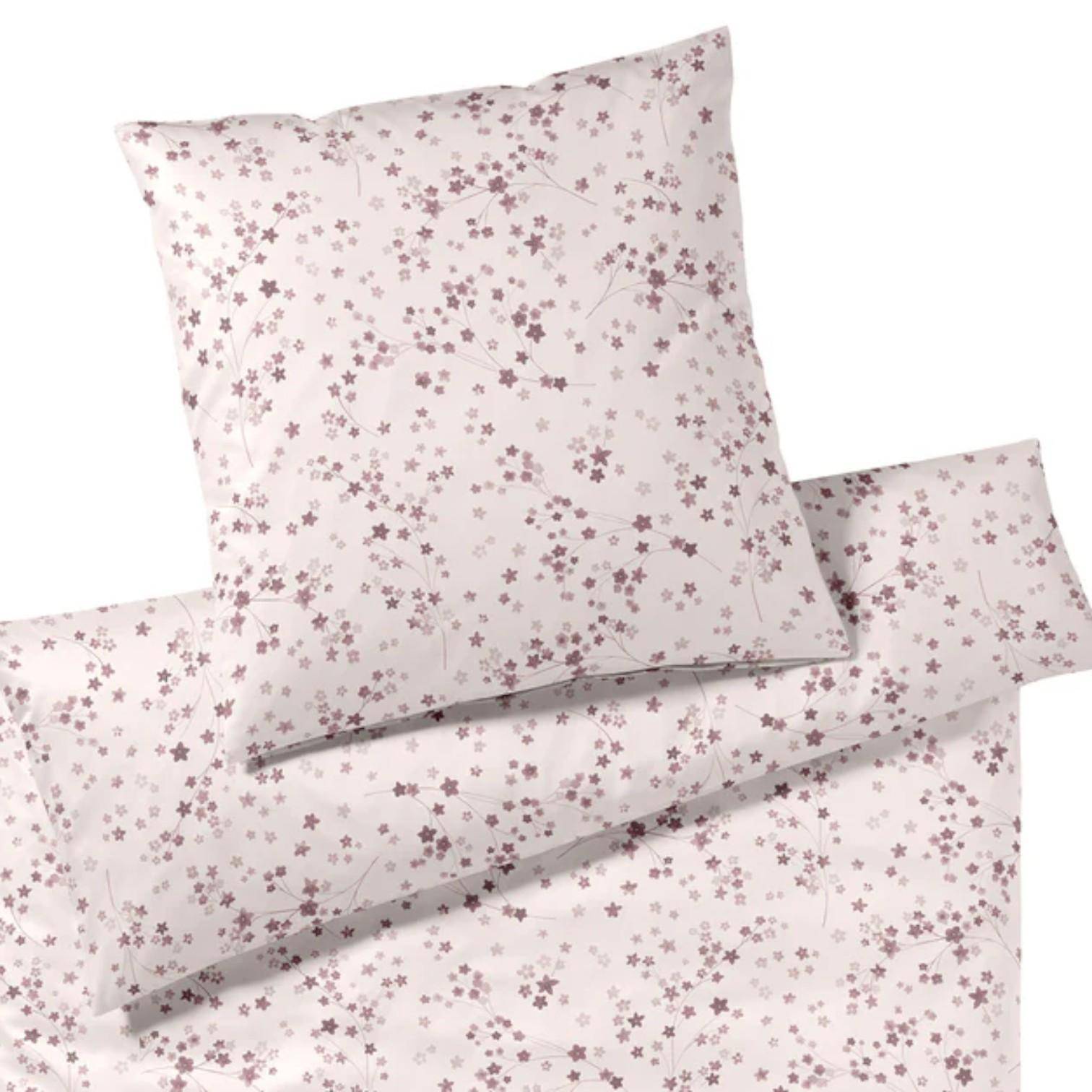 Elegante Jersey Bettwäsche Pretty Rouge 135 x 200 cm