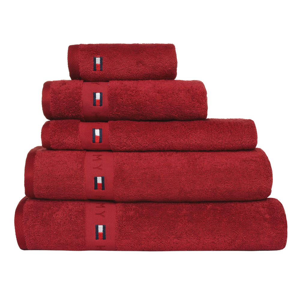 Tommy Hilfiger Badetuch Legend 2 in Red 100 x 150 cm