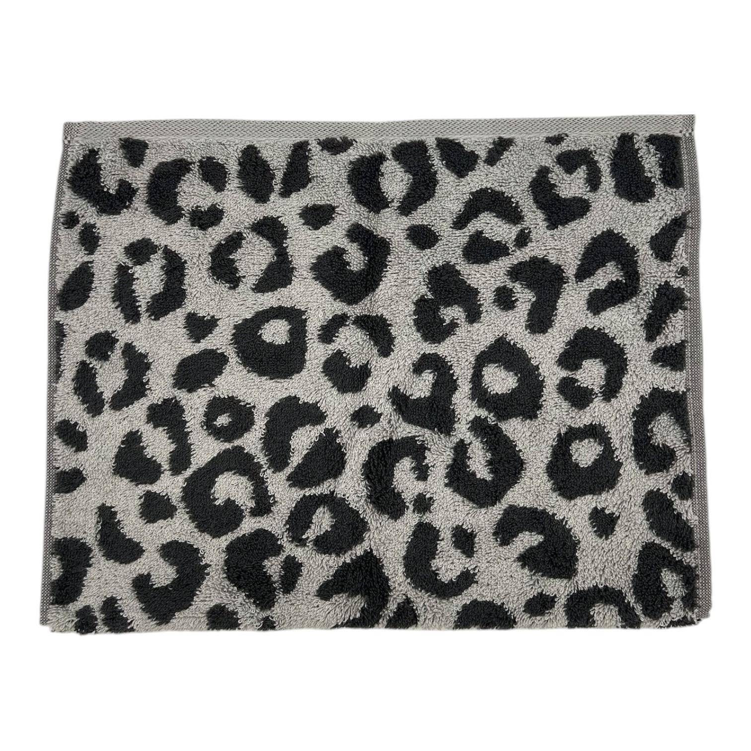 Cawö Frottiertuchserie Two-Tone Leo 540 Gästetuch in Basalt 30 x 50 cm