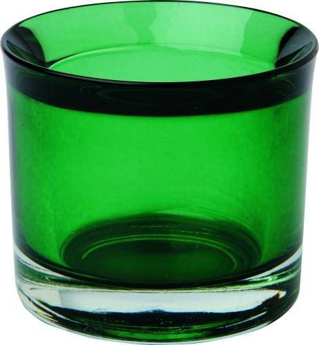 Ihr Teelichthalter klein grün Ø 6,2 x H 5,5 cm 