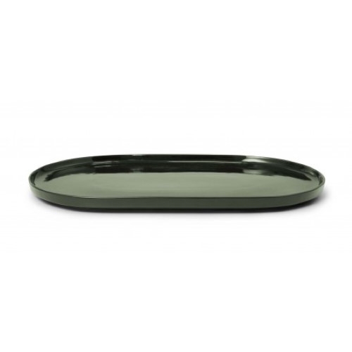 Marc O'Polo Moments Servierplatte Olive Green 40 x 24,5 cm
