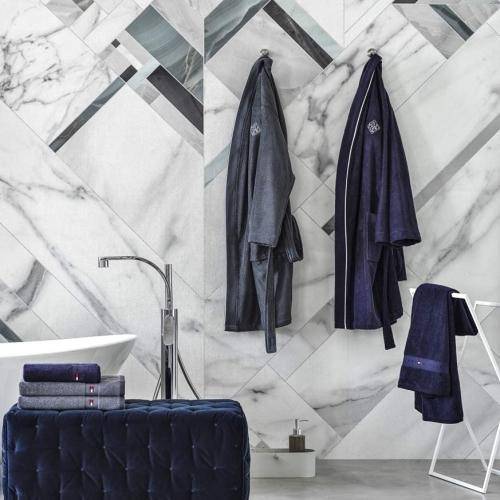 Tommy Hilfiger Bademantel Herren ICONIC Steel Größe S
