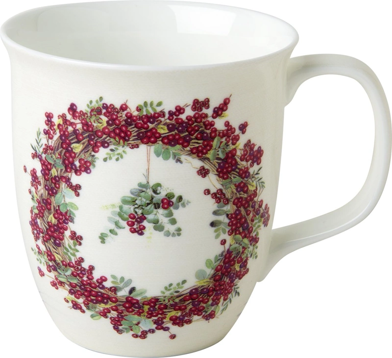 ihr Bone China Becher Berry Wreath Cream
