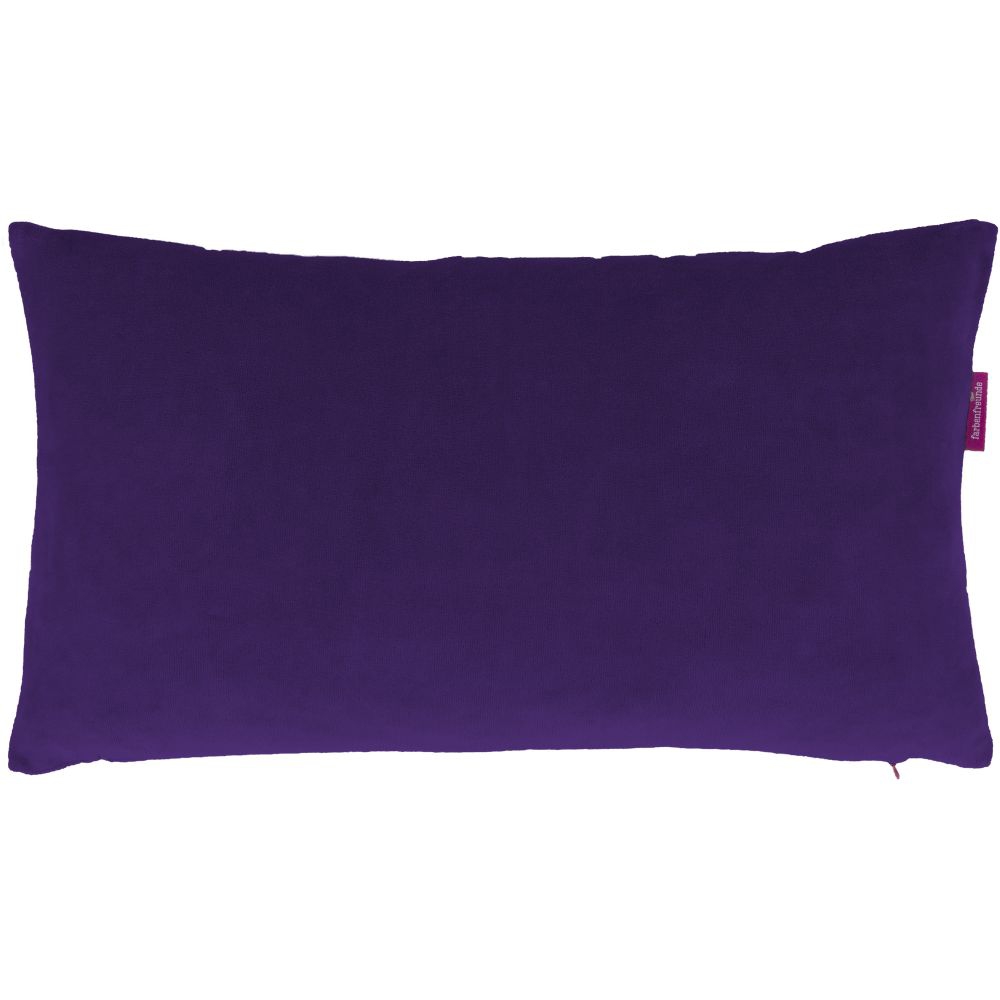 Farbenfreunde Kissenhülle Aubergine in 40 x 60 cm