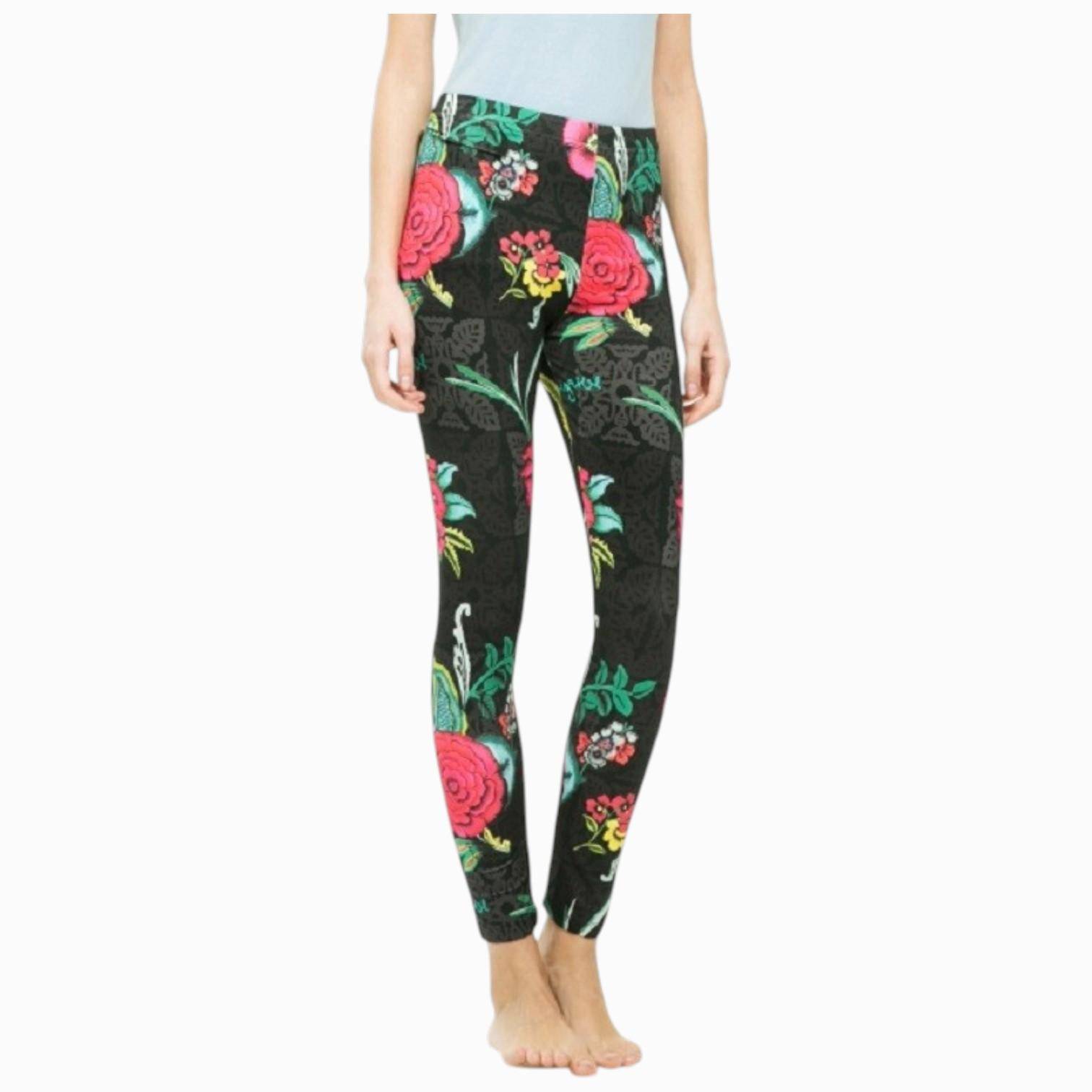 Desigual Legging B&W Luxury Stripes M