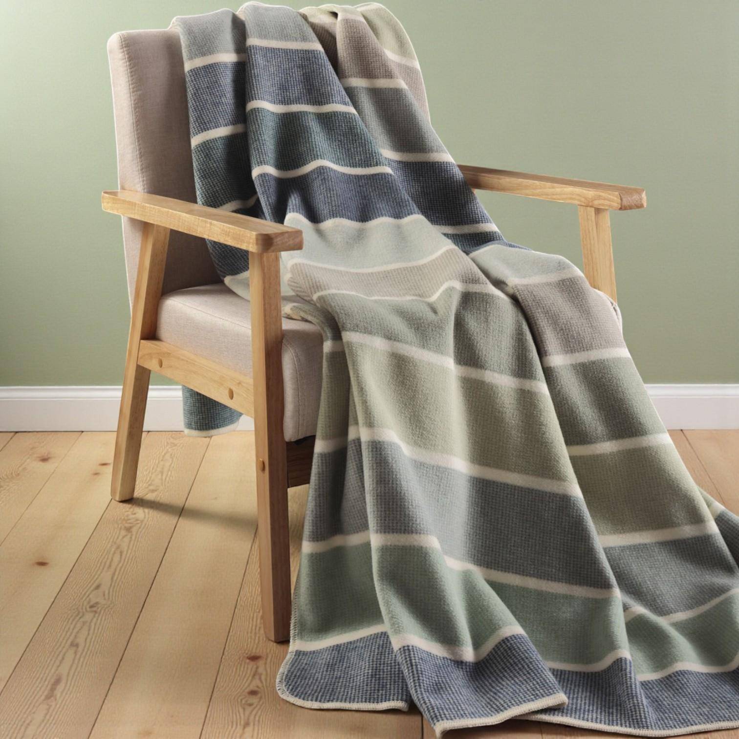 Biederlack Wohn- und Kuscheldecke Cotton Lines 150 x 200 cm