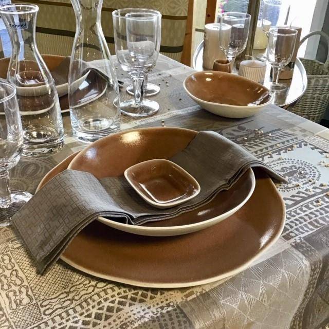 Jars Keramik Maguelone Fb.Chataigne Platzteller 31 cm