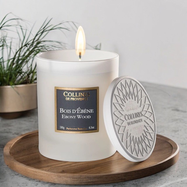 Von Collines De Provence - Duftkerze Ebenholz 180g