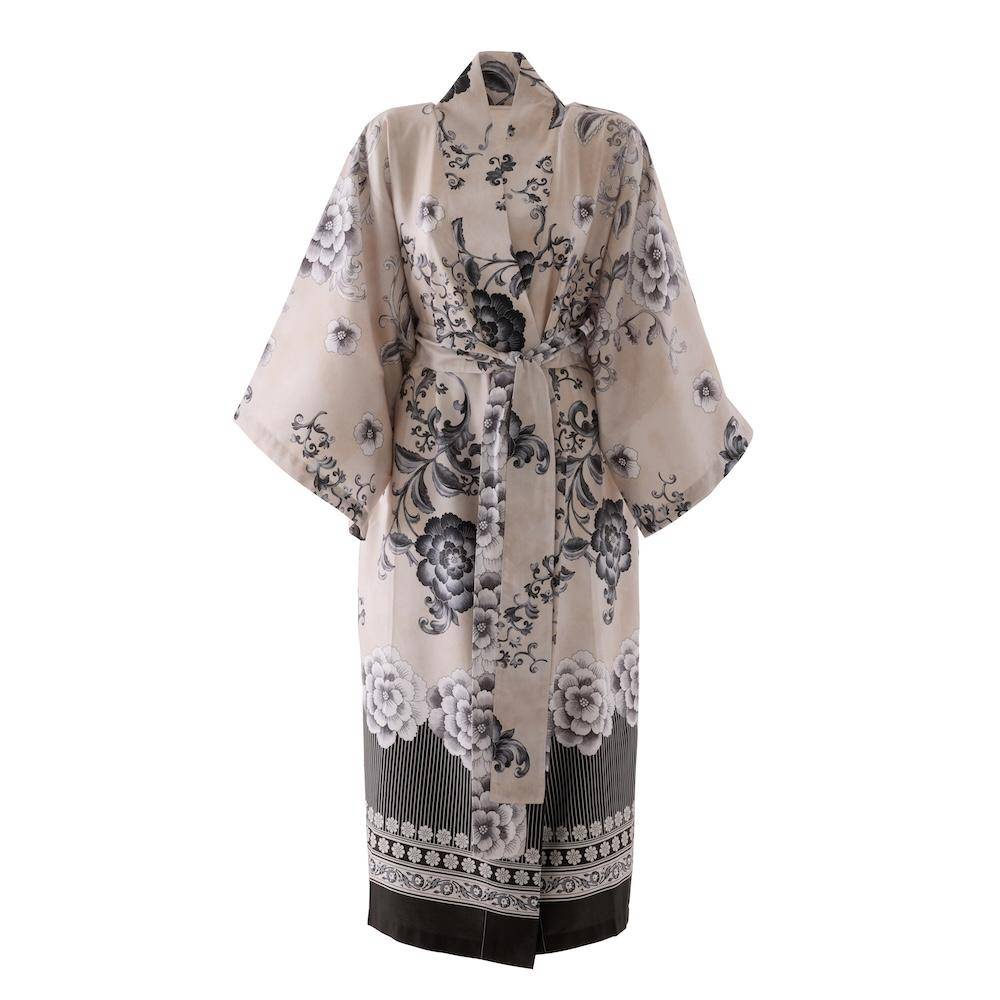 Bassetti Kimono Paraggi Nero in S/M