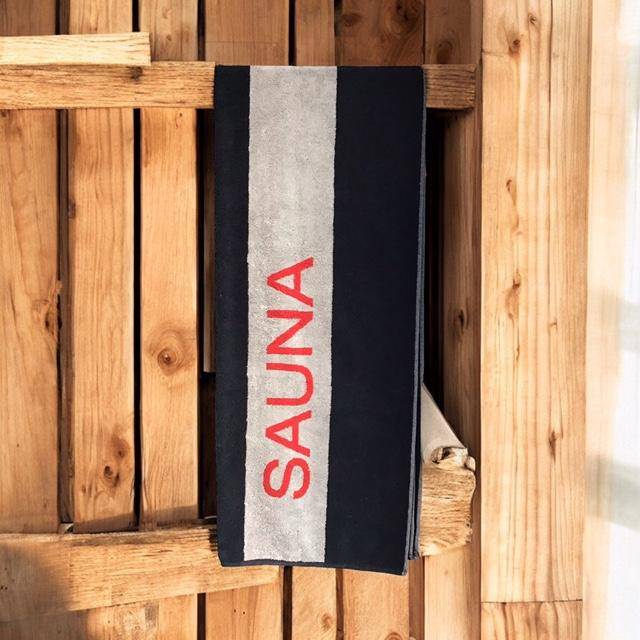 Cawö Handtuchserie Sauna - 6238 Schwarz Saunatuch 80 x 200 cm