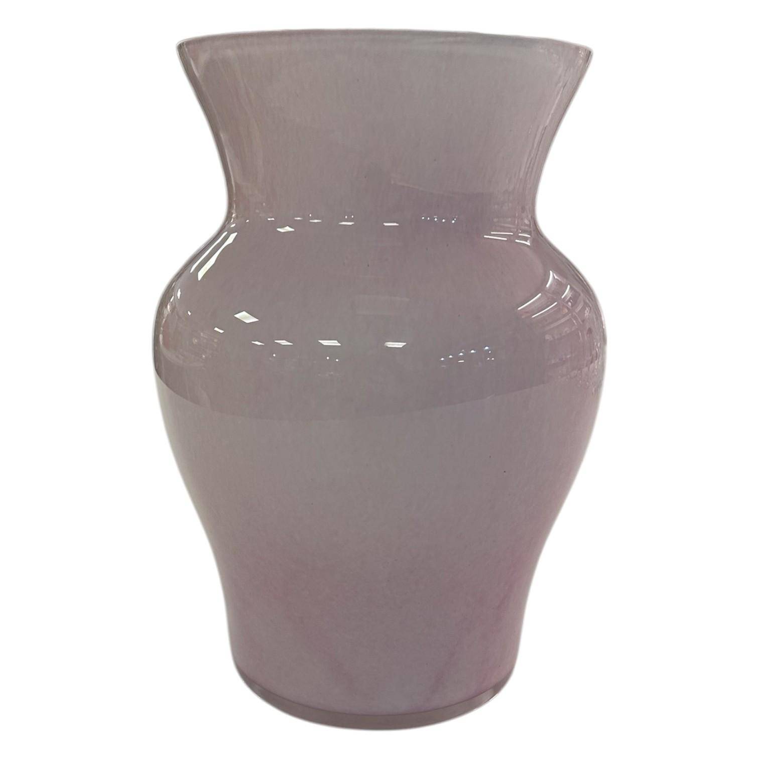 Paul Nagel Vase Viola rosa – mundgeblasene Glasvase