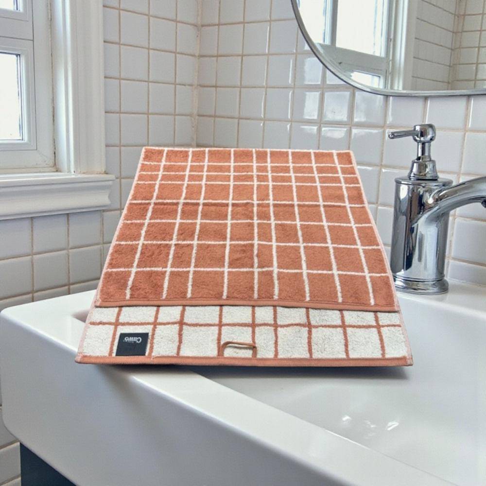 Cawö Frottiertuchserie Atelier 6241 Kupfer Handtuch 50 x 100 cm