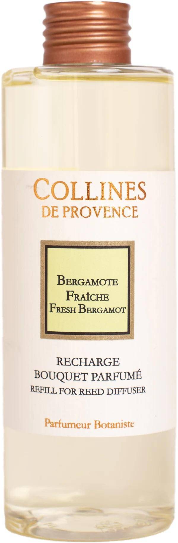 Collines De Provence Nachfüllung für Duftstäbchen Frische Bergamotte 200ml