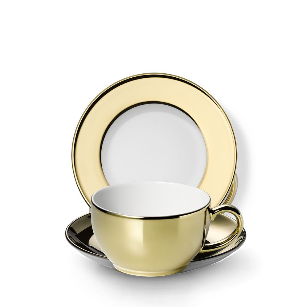Dibbern Solid Color Kaffeetasse gold (Obertasse)