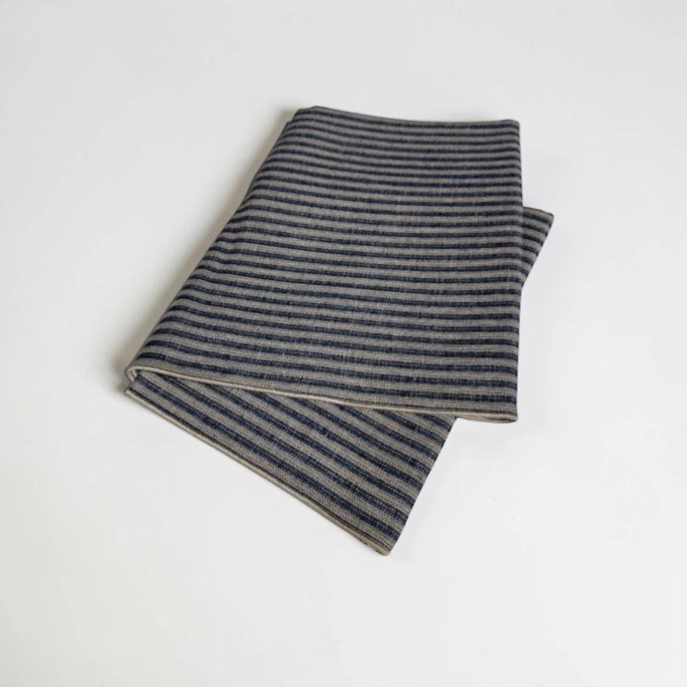 Vaitkute Leinen Tischset "Streva" Blau - Natur umkettelt 47 x 37 cm