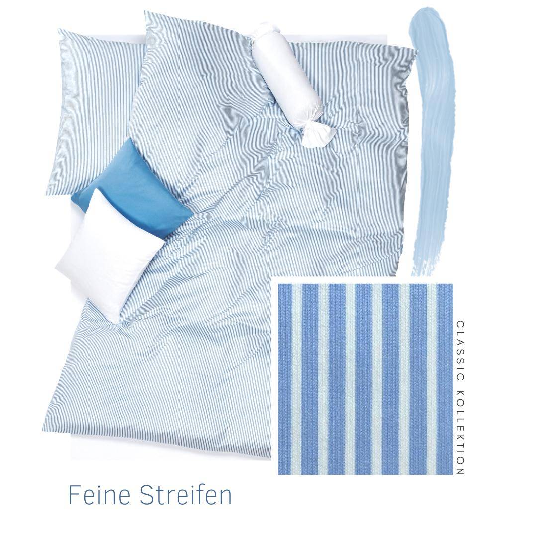 Doris Meyer Jersey Bettwäsche Classic Fb.Bleu 155 x 220 cm
