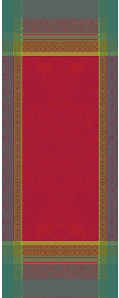Garnier Thiebaut Tischläufer Isaphire Rubis 54 x 149 cm