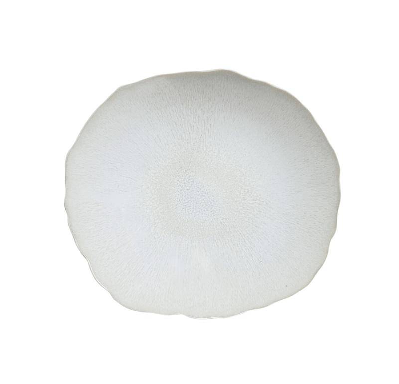 Jars Keramik Plume Fb.Perle Dessertteller 22 x 20 cm