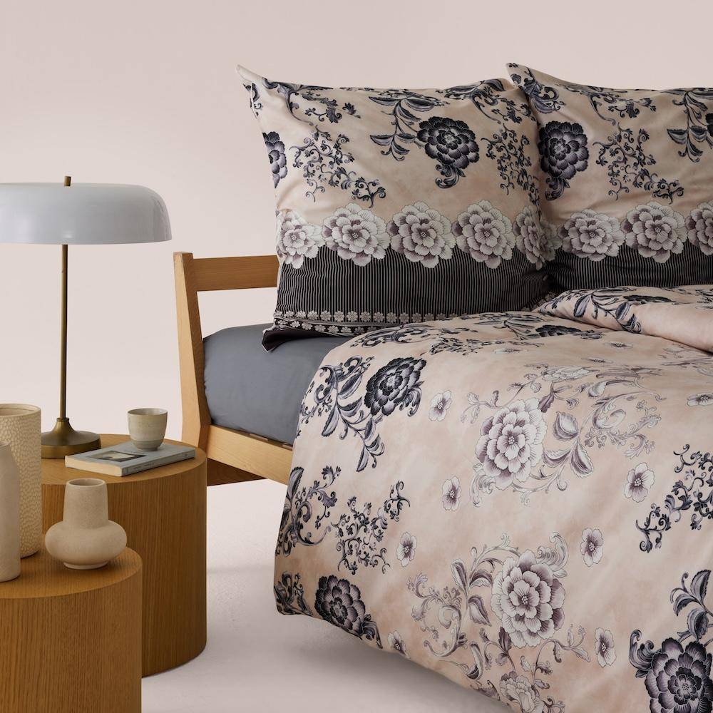 Bassetti Bettwäsche Paraggi Nero 155 x 220 cm