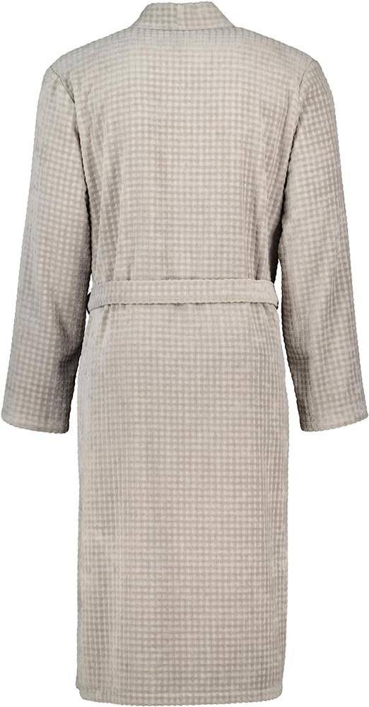 Cawö Herren Bademantel Kimono 5508 Farbe Schlamm Größe 56